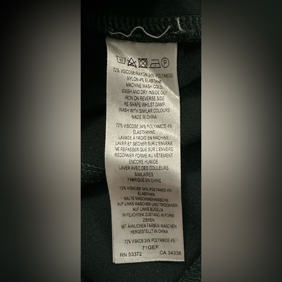 French Connection Long Sleeve Ponte Mini Sheath Bodycon Dress ZP1 - Picture 8 of 8